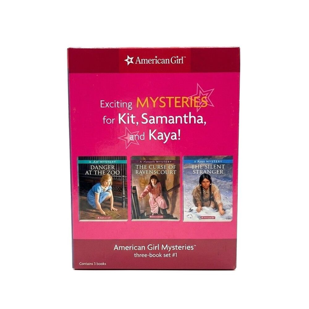 American Girl Book Set: 3 Book Series; Mysteries for Kit, Samantha & Kaya EUC